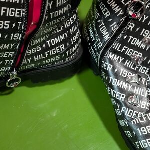 Tommy Hilfiger Black and White Kids Shoes